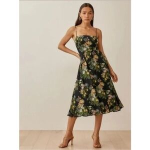 Reformation Rosehip Dress in Sicilia Print